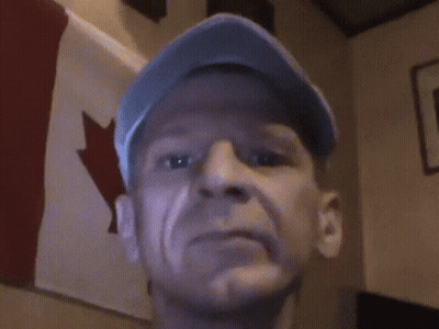 Man In Hat Saying No Dzień Dobry Ogółem GIF