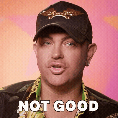 Man In Hat Saying Not Good GIF