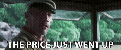Man In Hat Saying Price Just Went Up GIF