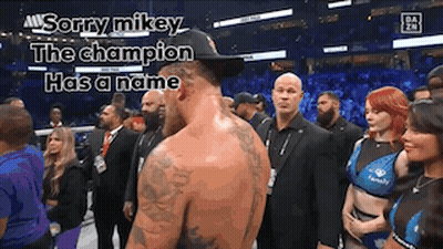 Man In Hat Saying Sorry Mikey GIF