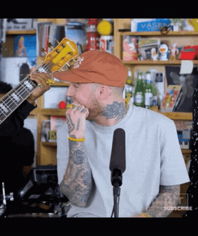 Man In Hat Saying Subscribe GIF