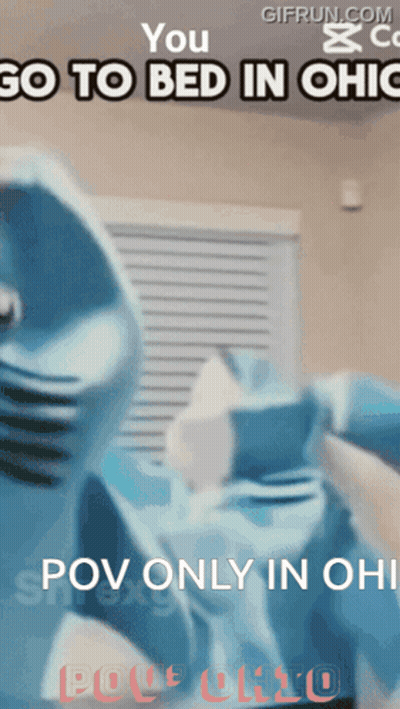 Man In Hat Saying Welcome To F***ing Ohio GIF