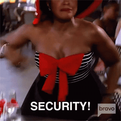 Man In Hat Saying Where's The Security Netflix GIF