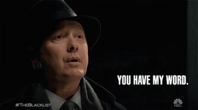 Man In Hat Saying You Have My Word GIF