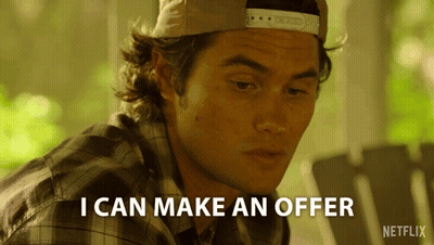 Man In Hat Says I Can Make An Offer GIF