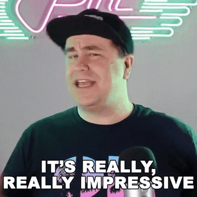 Man In Hat Says It's Really Impressive GIF