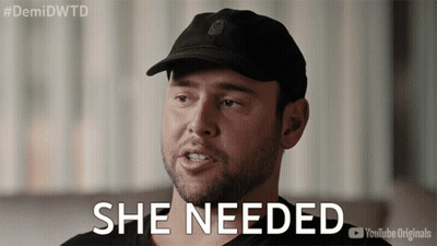 Man In Hat Says She Needed On YouTube GIF