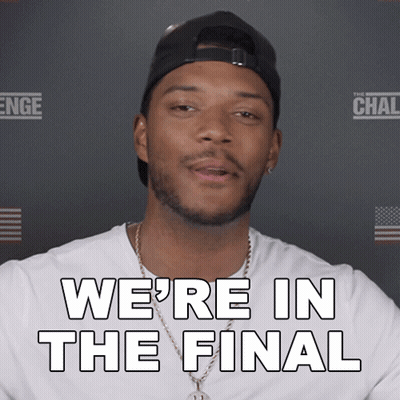 Man In Hat Says We're In The Final GIF