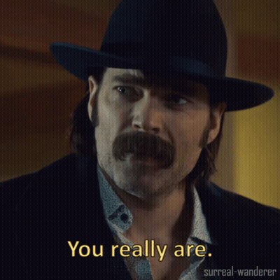 Man In Hat Says You Really Are GIF