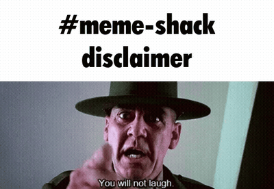Man In Hat Says You Will Not Laugh Under Meme-Shack Disclaimer GIF