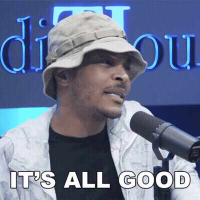 Man In Hat Singing It's All Good GIF