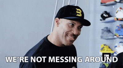 Man In Hat Smiling Saying Were Not Messing Around GIF