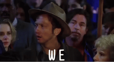 Man In Hat Standing Before Crowd Saying Again GIF