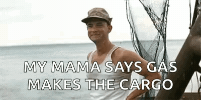 Man In Hat Standing On Boat In Ocean GIF