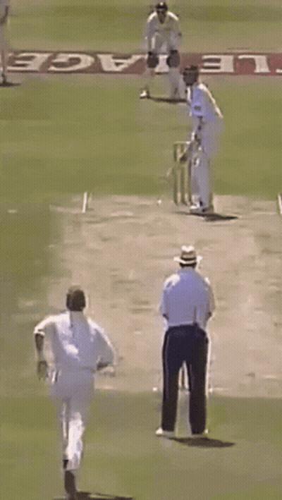 Man In Hat Watching Cricket Match GIF