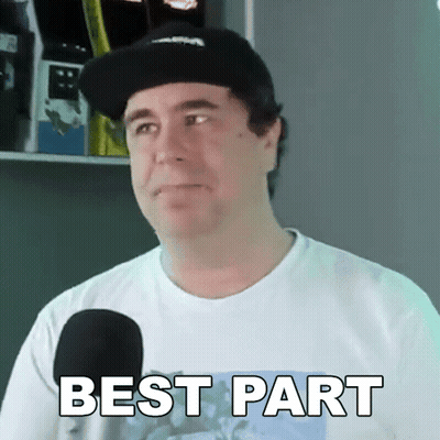 Man In Hat With Best Part Shirt GIF