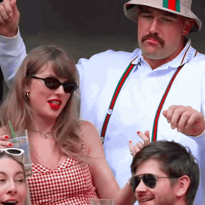 Man In Hat With Green And Red Stripe GIF