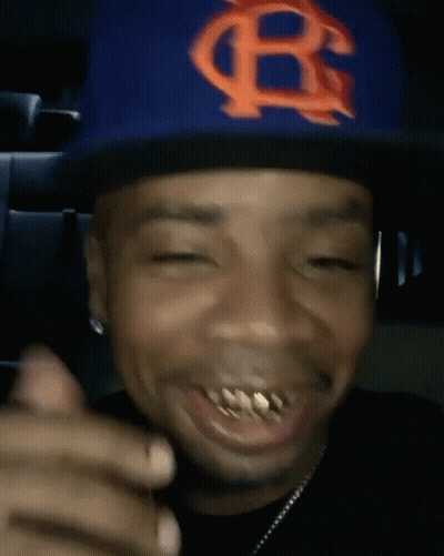 Man In Hat With Letter B GIF