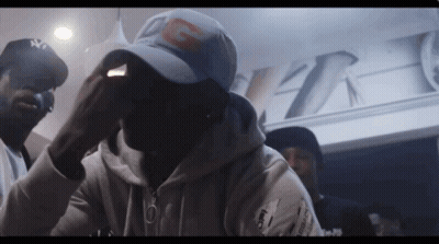 Man In Hat With Letter G GIF