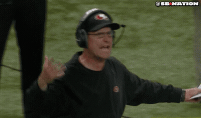 Man In Hat With Letter S On Football Field GIF