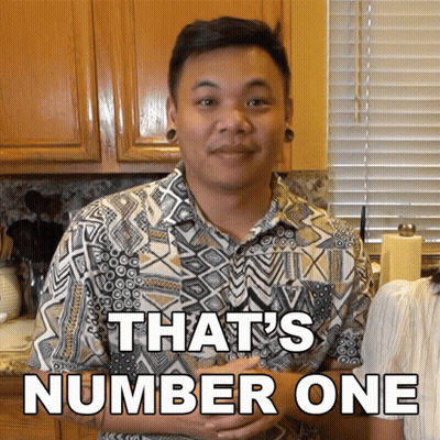 Man In Hawaiian Shirt Says That's Number One GIF