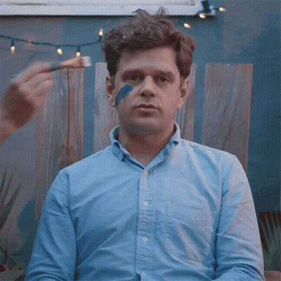 Man In Hawaiian Shirt Smiling Saying Alrighty Then GIF