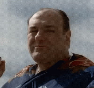 Man In Hawaiian Shirt Smoking GIF
