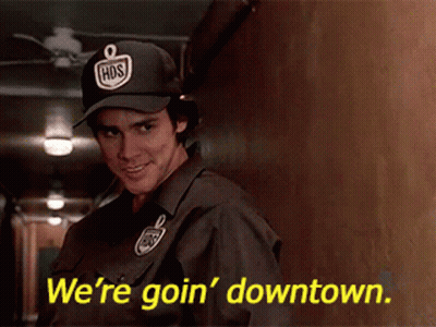 Man In HDS Hat Says We're Goin Downtown GIF