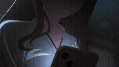 Man In Headband Making Funny Face Dark Room GIF
