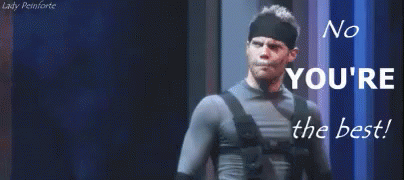 Man In Headband Pointing No You're The Best GIF
