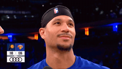 Man In Headband With Basketball Logo GIF