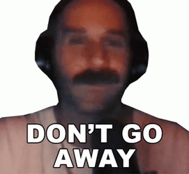 Man In Headphone Please Dont Go Away GIF