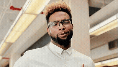 Man In Headphones Always Talking To A Wall GIF
