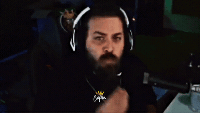 Man In Headphones And Blood Shirt Giving Middle Finger GIF