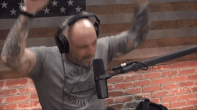 Man In Headphones And Brooklyn T-Shirt Dancing GIF
