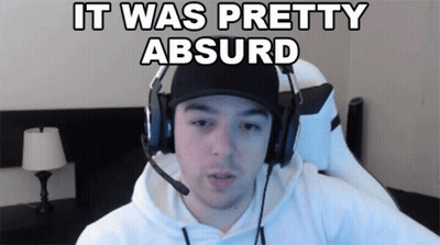 Man In Headphones And Hat Saying It Was Pretty Absurd GIF