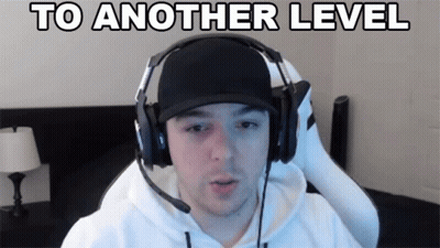Man In Headphones And Hat To Another Level GIF
