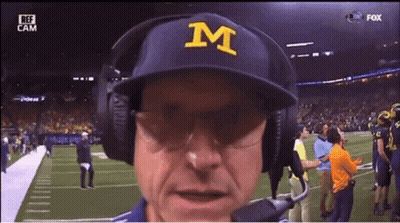 Man In Headphones And Hat With M GIF