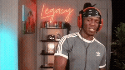 Man In Headphones And Headband Standing In Room GIF