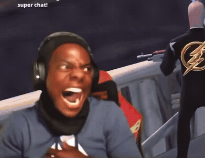 Man In Headphones And Helmet Laughing GIF