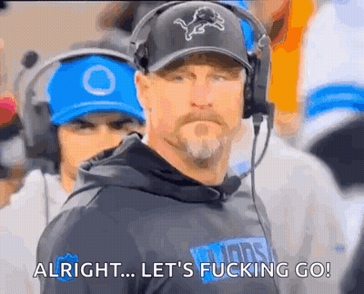 Man In Headphones And Lion Hat Says Alright Let's Fucking Go GIF