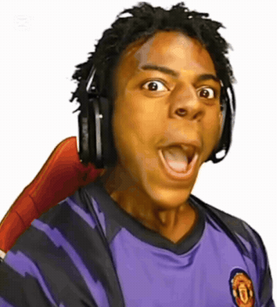 Man In Headphones And Manchester United Shirt Surprised GIF