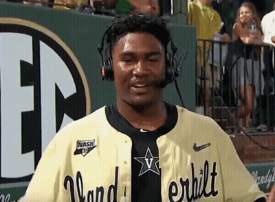 Man In Headphones And Nash Jersey GIF