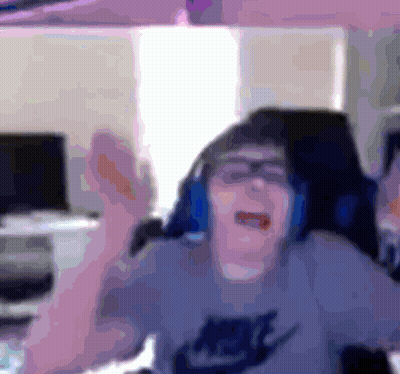 Man In Headphones And Nike Shirt GIF