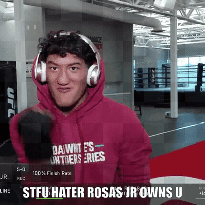 Man In Headphones And Pink Hoodie Saying Dawn's Panthers Series GIF