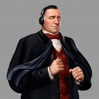 Man In Headphones And Red Bow Tie GIF