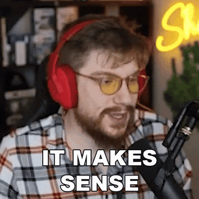 Man In Headphones And Sunglasses Talking Into Microphone GIF