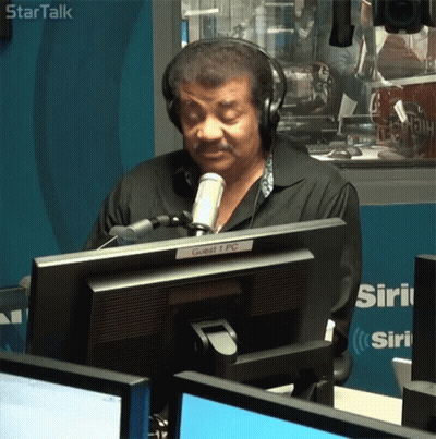 Man In Headphones At Microphone Labeled Guest 1 PC GIF
