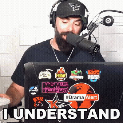 Man In Headphones At Microphone With Laptop Saying I Understand GIF
