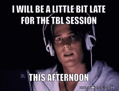 Man In Headphones Little Bit Late TBL Session GIF